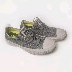 Converse Chuck Taylor All Star Mesh Gray Sneakers WMS 5 US Lunarlon Insoles.